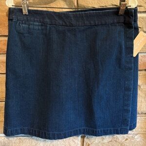 Katie Hill Denim Skirt Petite 14 NWT